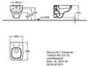Geberit Renova Compact Wand-Tiefspül-WC, Ausführung kurz, 206145000,