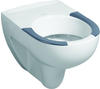 Geberit Renova Wand-Tiefspül-WC mit Sitzflächen, 203045000,