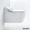 Duravit ME by Starck Wand-Tiefspül-WC HygieneFlush mit NEUEM SensoWash® Slim