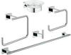 Grohe Essentials Bad-Set 5 in 1, 40758001,