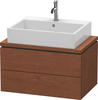 Duravit L-Cube Waschtischunterschrank, 2 Auszüge, LC580601313,