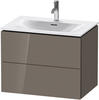 Duravit L-Cube Waschtischunterschrank, 2 Auszüge, LC630608989,