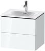 Duravit L-Cube Waschtischunterschrank, 2 Auszüge, LC630508585,