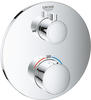 Grohe Grohtherm Thermostat-Wannenbatterie mit 2-Wege-Umstellung rund, für Rapido