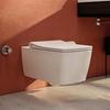 VitrA Aquacare Metropole Wand-Tiefspül-WC-Set mit Bidetfunktion, mit WC-Sitz,