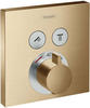 hansgrohe ShowerSelect Thermostat Unterputz für 2 Verbraucher, 15763140,
