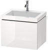 Duravit Vero Air Waschtisch mit L-Cube Unterschrank, 1 Auszug, LC6916O8585,