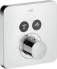 AXOR ShowerSelect Soft Cube Thermostat Unterputz für 2 Verbraucher, 36707000,