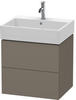 Duravit L-Cube Waschtischunterschrank, 2 Auszüge, LC627509090,