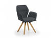 Niehoff MERLOT Stuhl mit Armlehnen und Stativgestell, 213249850,