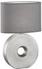 Klassische Tischlampe grau mit Stahl - Ollo