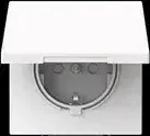 Busch-Jaeger 2CKA002018A1575, Busch-Jaeger SCHUKO Steckdose Safety+ 20 EUKB-44G