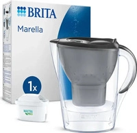 Brita 125257, Brita Wasserfilter-Kanne Marella graphit