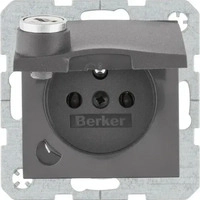 Berker 6768111606, Berker Steckdose m. Erdstift 6768111606