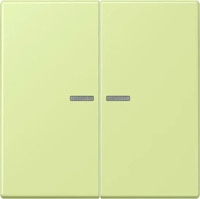Jung LC995KO5222, Jung Wippe 2fach m. Lichtleiter LC 995 KO5 222