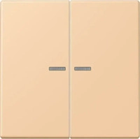 Jung LC995KO5237, Jung Wippe 2fach m. Lichtleiter LC 995 KO5 237