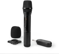 Nedis MPWL200BK, Nedis Wireless-Mikrofon-Set MPWL200BK