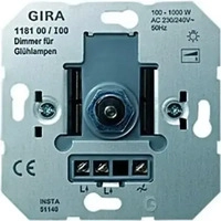 Gira 118100, Gira Dimmer-Einsatz 118100