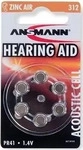 H&uuml;ckmann 123547, H&uuml;ckmann H&ouml;rger&auml;tebatterie 1,4V HearingAid 312(VE 6)