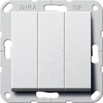Gira 284426, Gira Taster 3-fach alu 284426