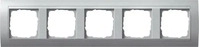Gira 021536, Gira Abdeckrahmen 5f.alu 021536