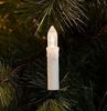 KONSTSMIDE LED-Weihnachtsbaumkette klar/weiß E10