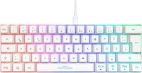 DELTACO GAMING GAM-075-W-DE, DELTACO GAMING Mini Gaming Tastatur GAM-075-W-DE