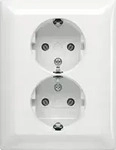Busch-Jaeger 2TKA00003909, Busch-Jaeger SCHUKO-Doppelsteckdose 202 EUJ-914
