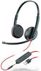 Poly 209747-201, Poly POLY Blackwire C3225 Kopfhörer Kopfband 3,5-mm-Anschluss USB