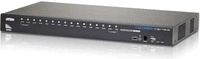 ATEN CS17916-AT-G, ATEN CS17916-AT-G Tastatur/Video/Maus (KVM)-Switch Schwarz