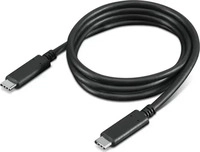 Lenovo 4X90U90619, Lenovo 4X90U90619 USB Kabel 1 m USB C Schwarz (4X90U90619)