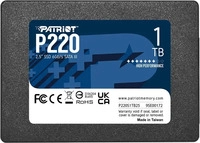 PATRIOT P220S1TB25, PATRIOT Patriot Memory P220 1TB 2,5' Serial ATA III (P220S1TB25)