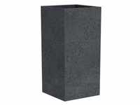 Pflanzkübel C-Cube High, 38x38x54 cm, Stony Black