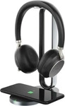YEALINK 210433, Yealink Bluetooth Headset - BH76 with Charging Stand UC Black...