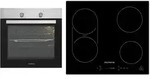 Backofen Herd Kochfeld Herdset Induktion Einbau Timer Bridgezone Slider Respekta