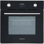 Backofen autark Einbau Herd Grill Hei&szlig;luft LED-Timer Ofen Schwarz Respekta