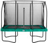 SALTA Trampolin Comfort Edition 366 x 244 cm grün + Netz