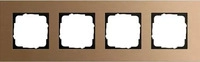 Gira 021438, Gira 021438 Abdeckrahmen 4-fach Esprit Bronze