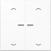 JUNG BTLS17102PWW, Jung BTLS17102PWW JUNG HOME Taster 2-fach mit Pfeilsymbolen