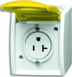Busch-Jaeger 2CKA002124A0026, Busch-Jaeger 3016 EWN-54 Busch-Nema-Steckdose mit