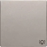 Berker 16206044, Berker 16206044 Wippe mit Aufdruck Symbol Licht Q.1/Q.3 Alu...