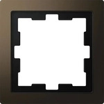 Merten MEG4010-6552, Merten MEG4010-6552 D-Life Metall Rahmen 1-fach Moccametallic