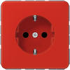 Jung CD1520BFKIRT SCHUKO Steckdose KI (Thermoplast bruchsicher) Rot Serie CD