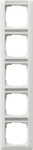 Gira 111503, Gira 111503 Abdeckrahmen 5-fach senkrecht Beschriftungsfeld System...