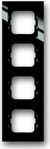 Busch-Jaeger 2CKA001754A4412, Busch-Jaeger 1724-281 Abdeckrahmen 4-fach Rahmen
