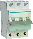 Hager MBS316, Hager Leitungsschutzschalter MBS316 3-polig 6kA B-16A 3M QC