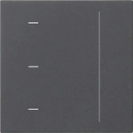Gira 536528, Gira 536528 S3000 Touchaufsatz System 55 Anthrazit