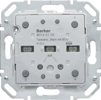 Berker 80142170, Berker 80142170 Tastsensor-Modul 2-fach mit integriertem