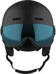 SALOMON Kinder Helm HELMET ORKA VISOR Blk/Un FLS BLUE