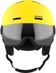 SALOMON Kinder Helm HELMET ORKA VISOR Vib Yell/Un FLS SIL